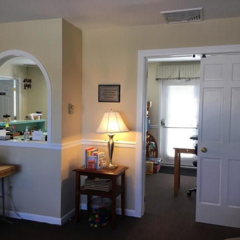 waiting area at maple tree dental